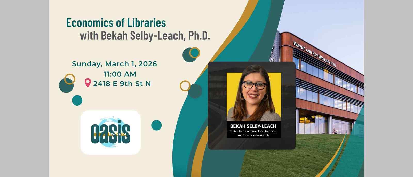 Economics of Libraries, with Bekah Selby-Leach, Ph.D.