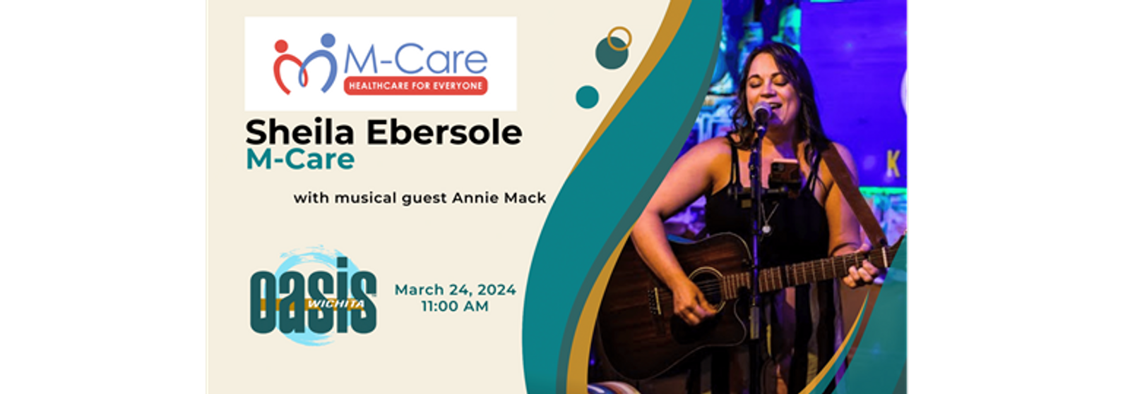 Sheila Ebersole with M-Care | Musical Guest: Annie Mack