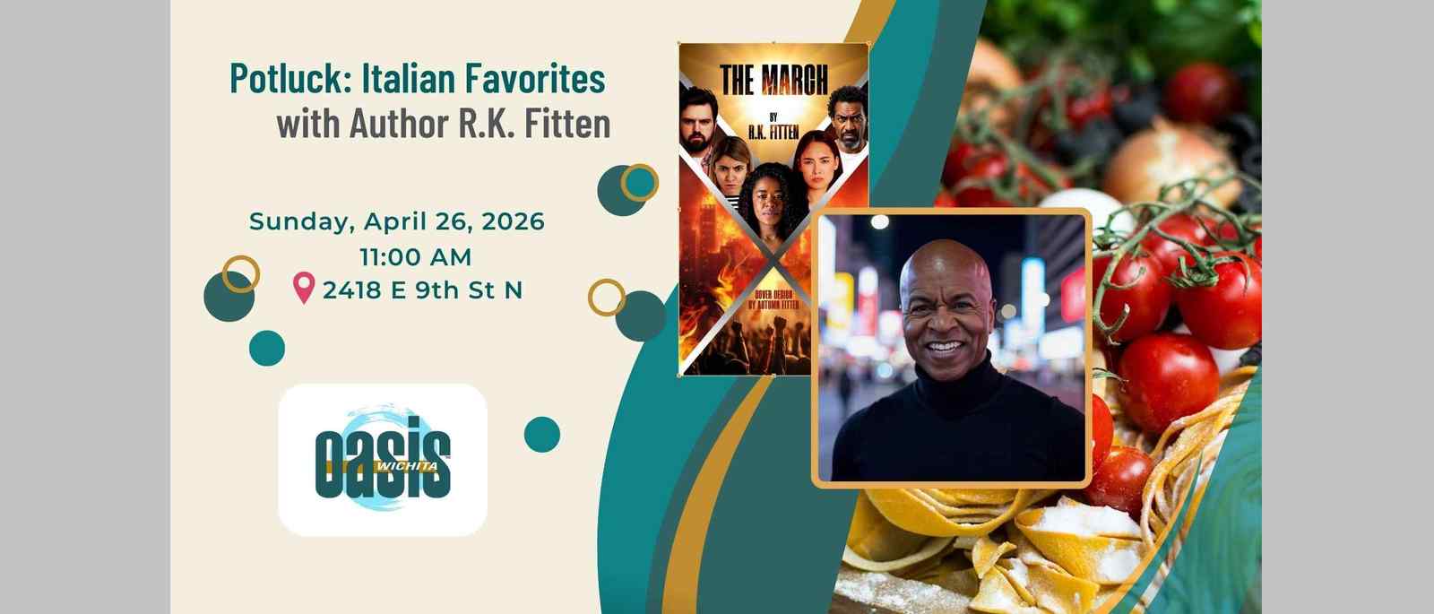 Potluck: Italian Favorites with Author R.K. Fitten