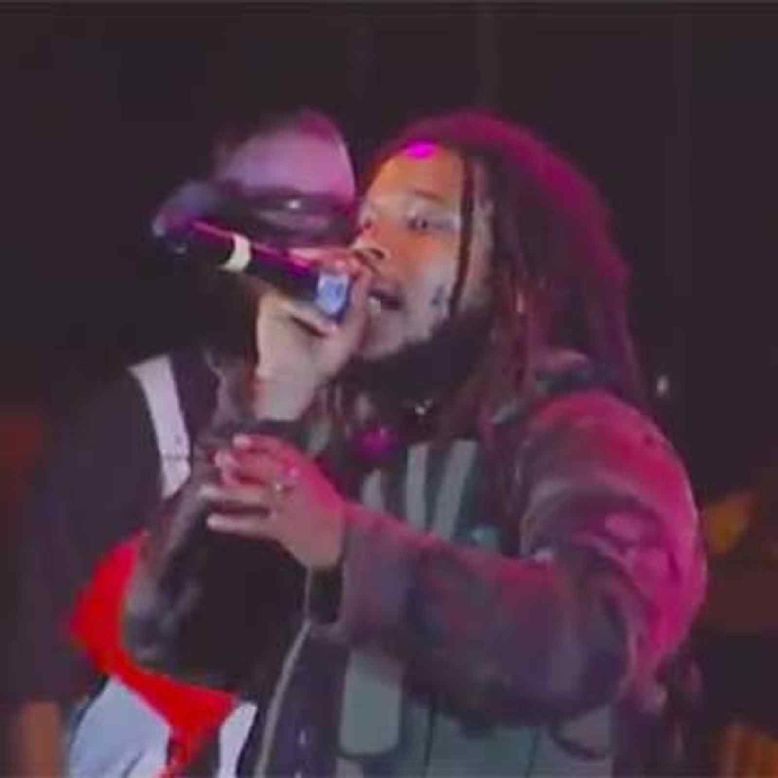 Stephen performs with the Marley Brothers at Smile Jamaica