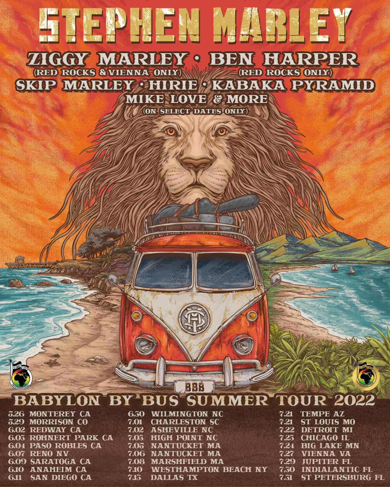 More Dates Added To The Babylon By Bus Summer Tour 2022!