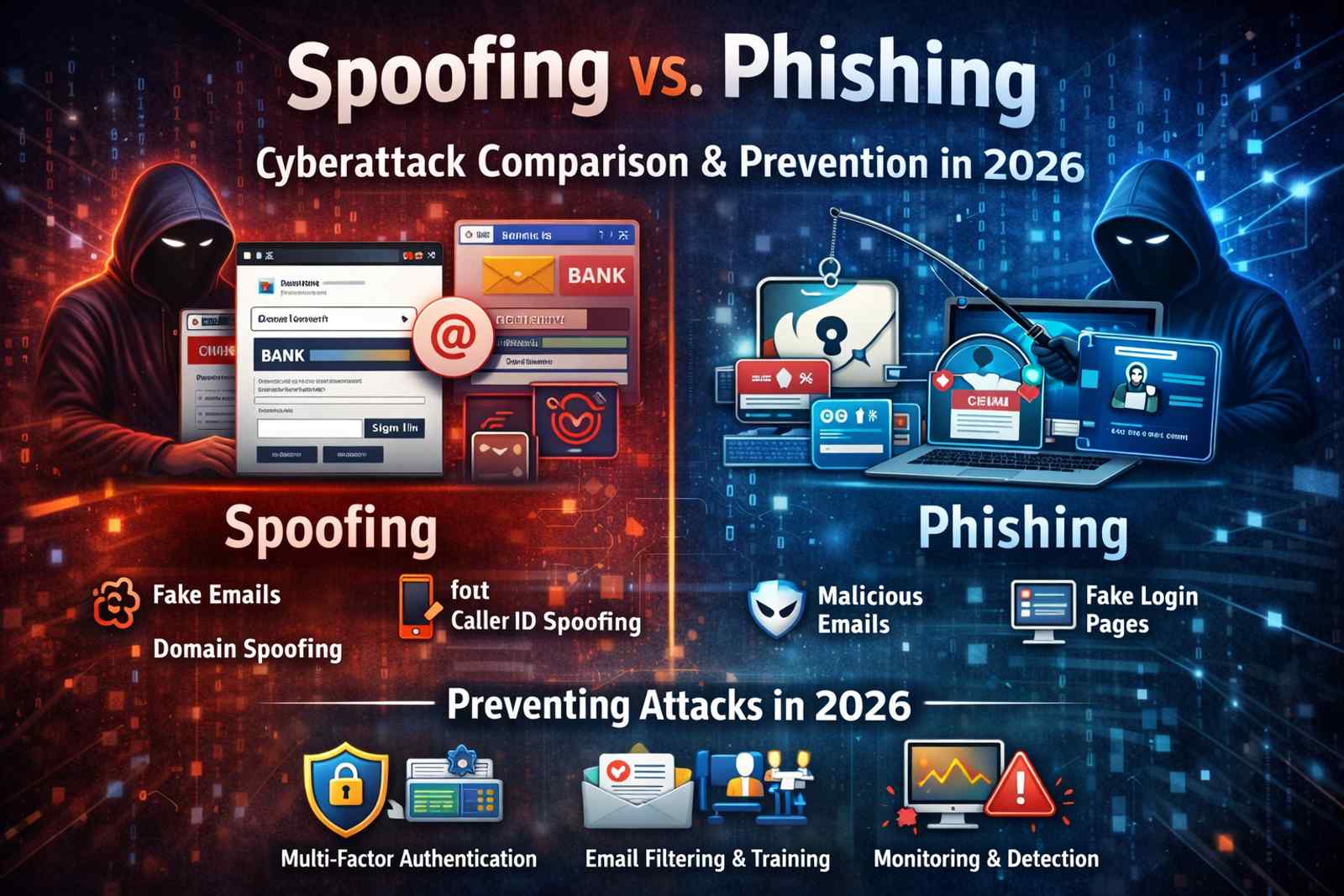 Spoofing vs Phishing: What Is the Difference and Why It Matters in 2026 