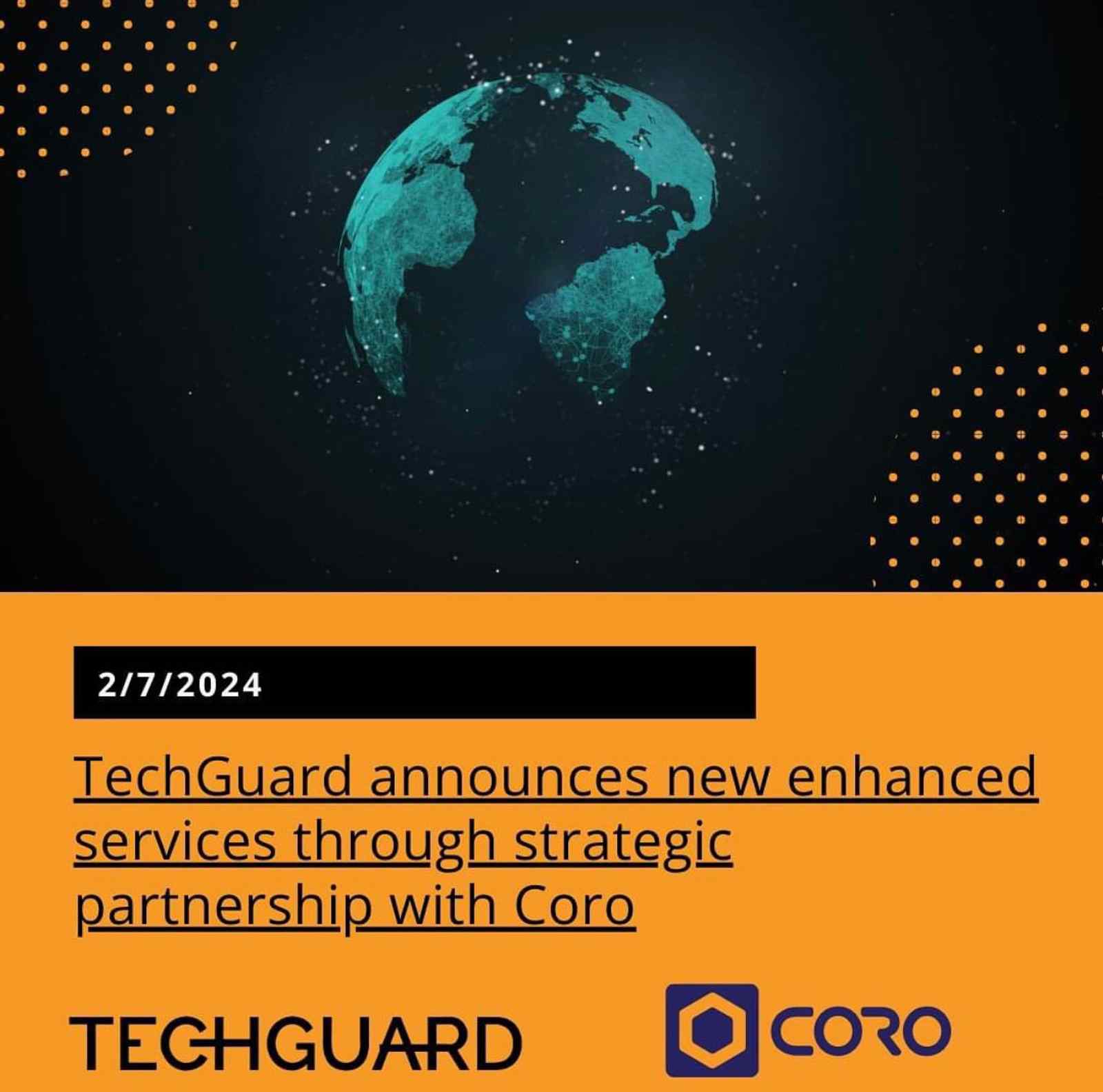 TechGuard Security Announces expansion of cybersecurity offering through strategic partnership with Coro