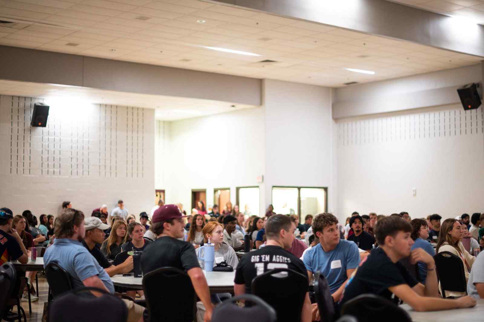 200 members of our student staff gather to attend Student Leadership Training,
