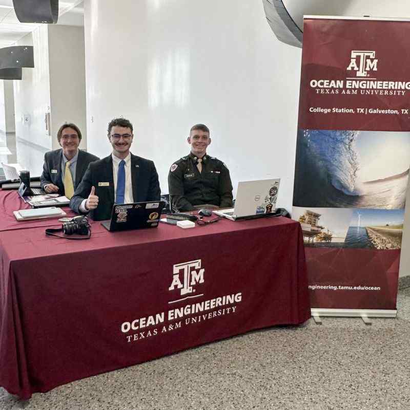 Ocean engineering students demonstrated their talent