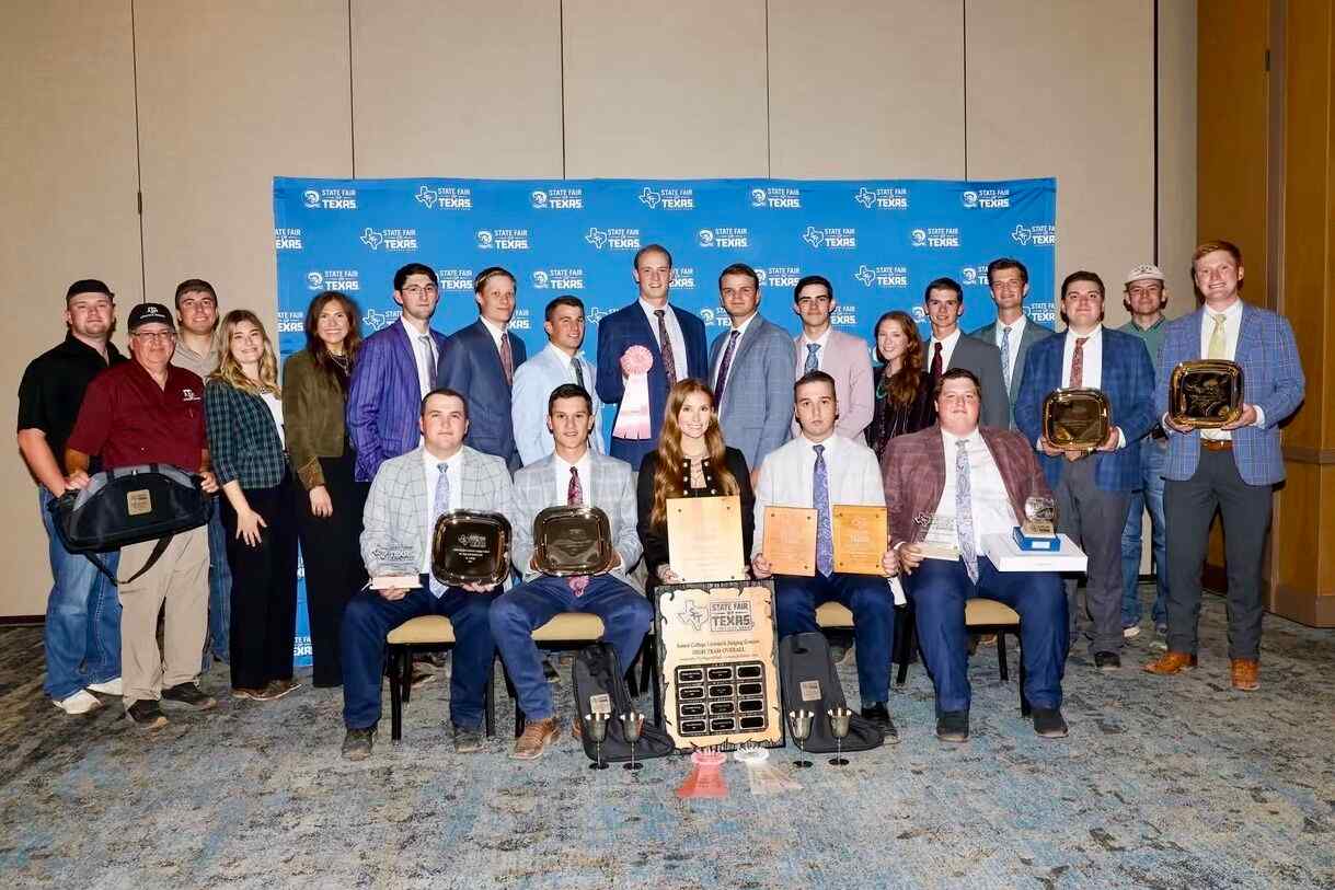 The Aggies took the top spot in livestock judging at the State Fair of Texas!