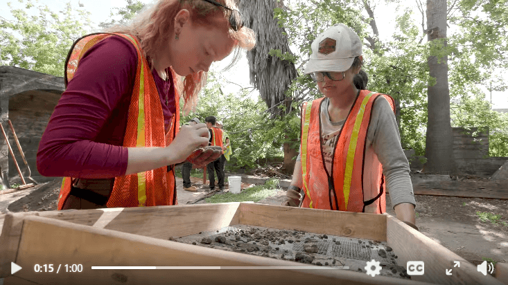 Galveston Campus Digging for Treasure