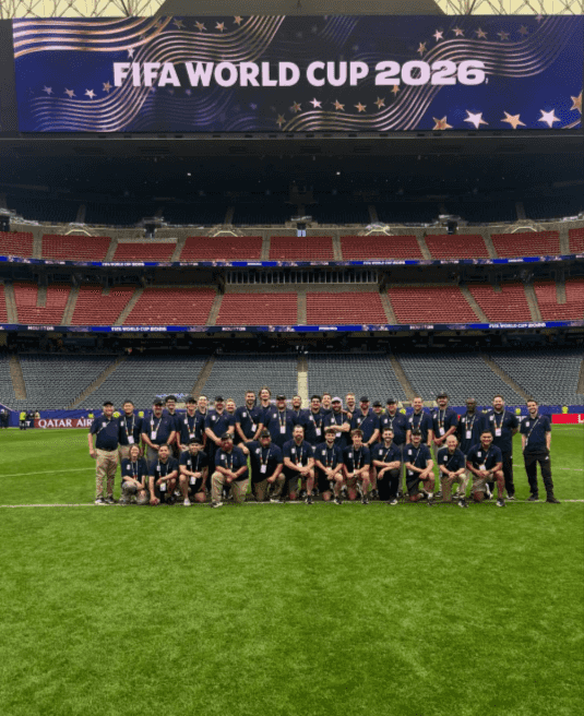 Texas A&M turf team at FIFA