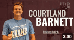 Breaking records at rec sports