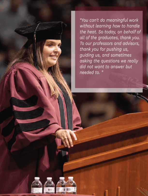 Aerospace Engineering Ph.D. Priscilla Nizio Ho Give Speech