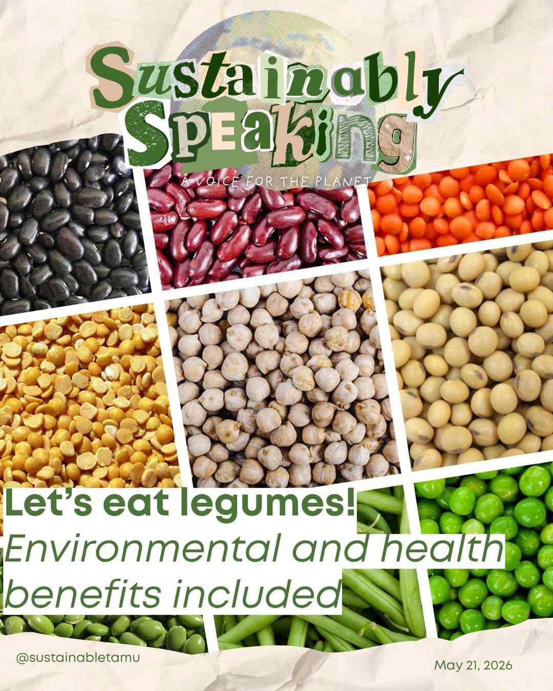 Sustainably Speaking: Legumes