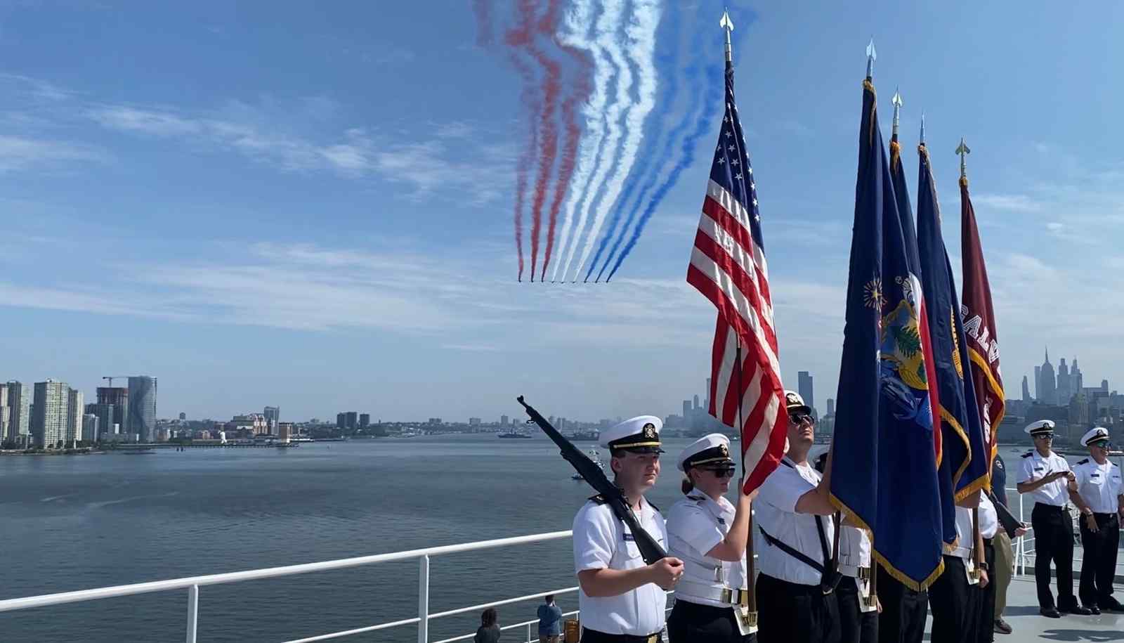 Texas A&M University Maritime cadets are anchored among history