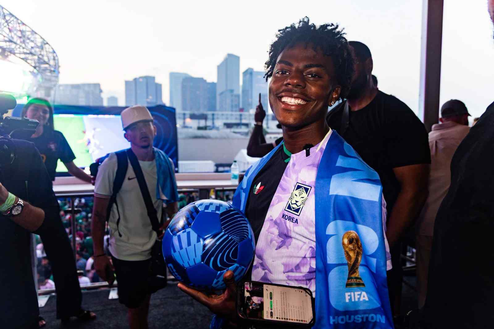 Texas A&M Department of Kinesiology and Sport Management students helped run FIFA Fan Festival