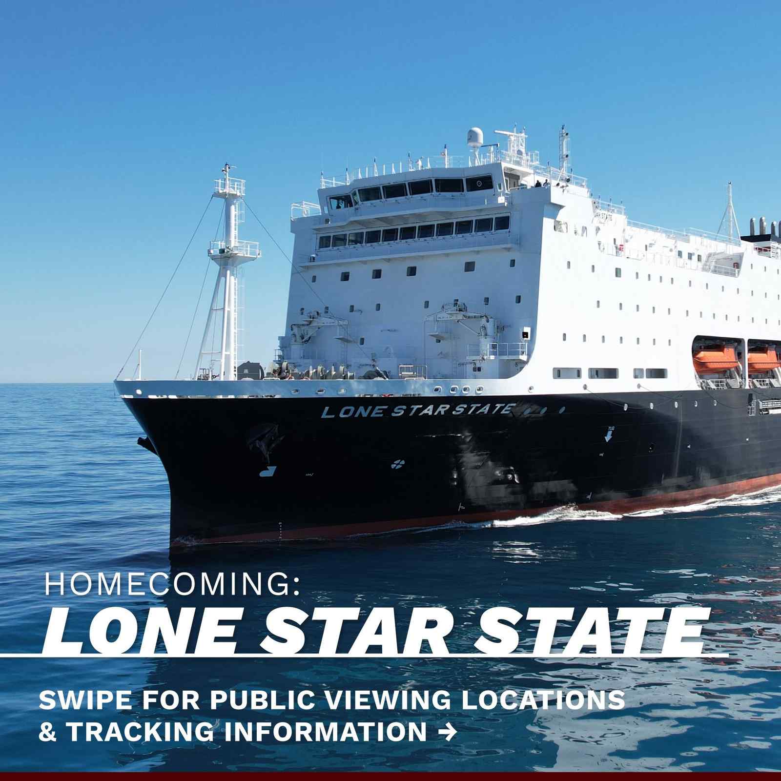 TS Lone Star State is headed south