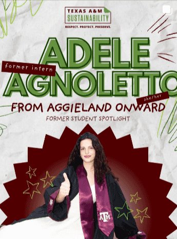 From Aggieland Onward: Adele Agnoletto &lsquo;26