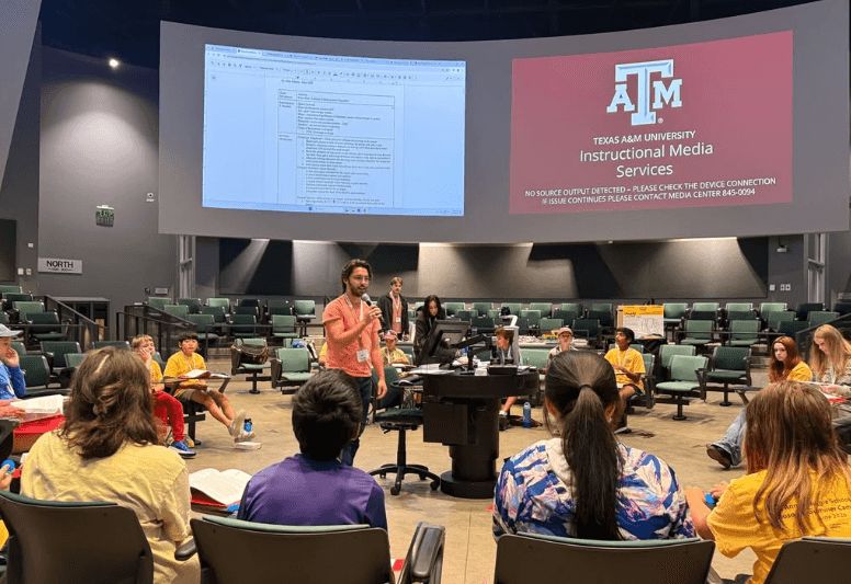 Aggie School of Athens Philosophy Camp.