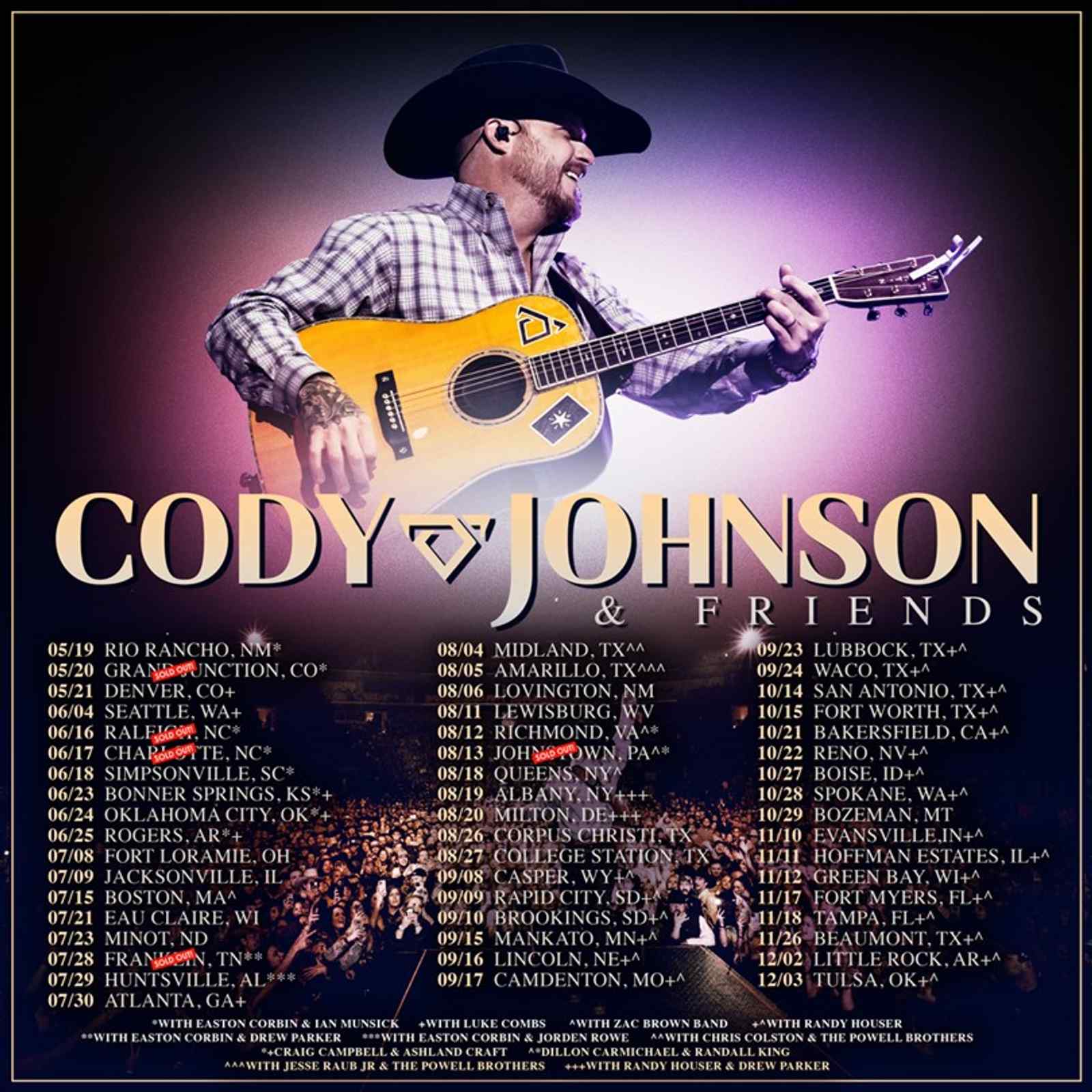 “‘Til You Can’t” Achieves RIAA Platinum Certification Cody Adds More Concerts to Fall Tour Schedule