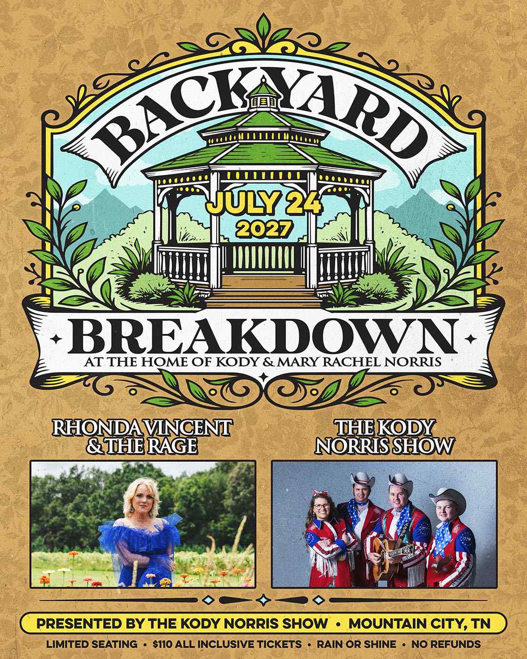 The Kody Norris Show Presents the 5th Annual BACKYARD BREAKDOWN