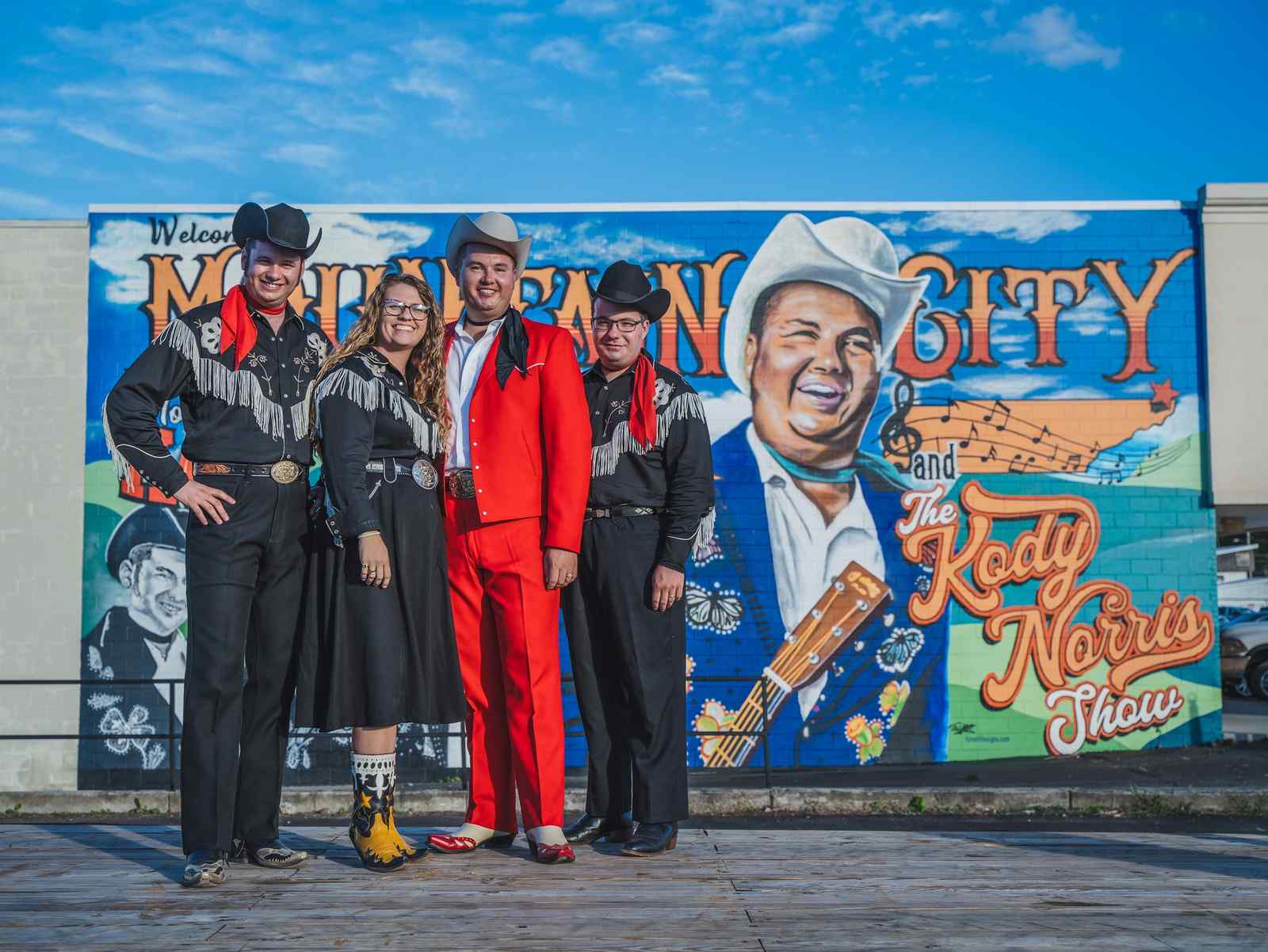 Official Mural Unveiling Of The Kody Norris Show In Mountain City Draws Fans From Around The World