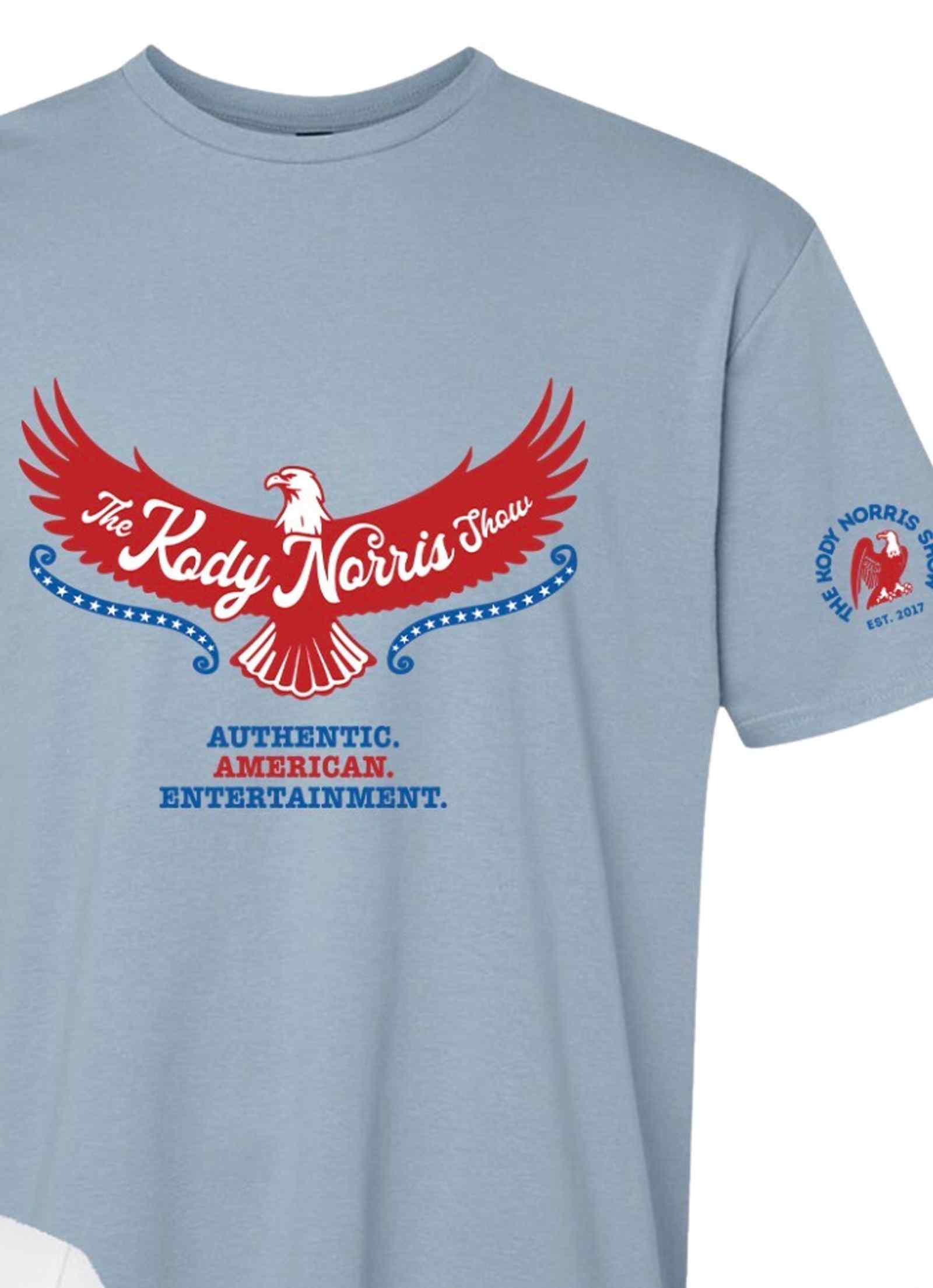 The Kody Norris Show Eagle Tee (Slate Blue)