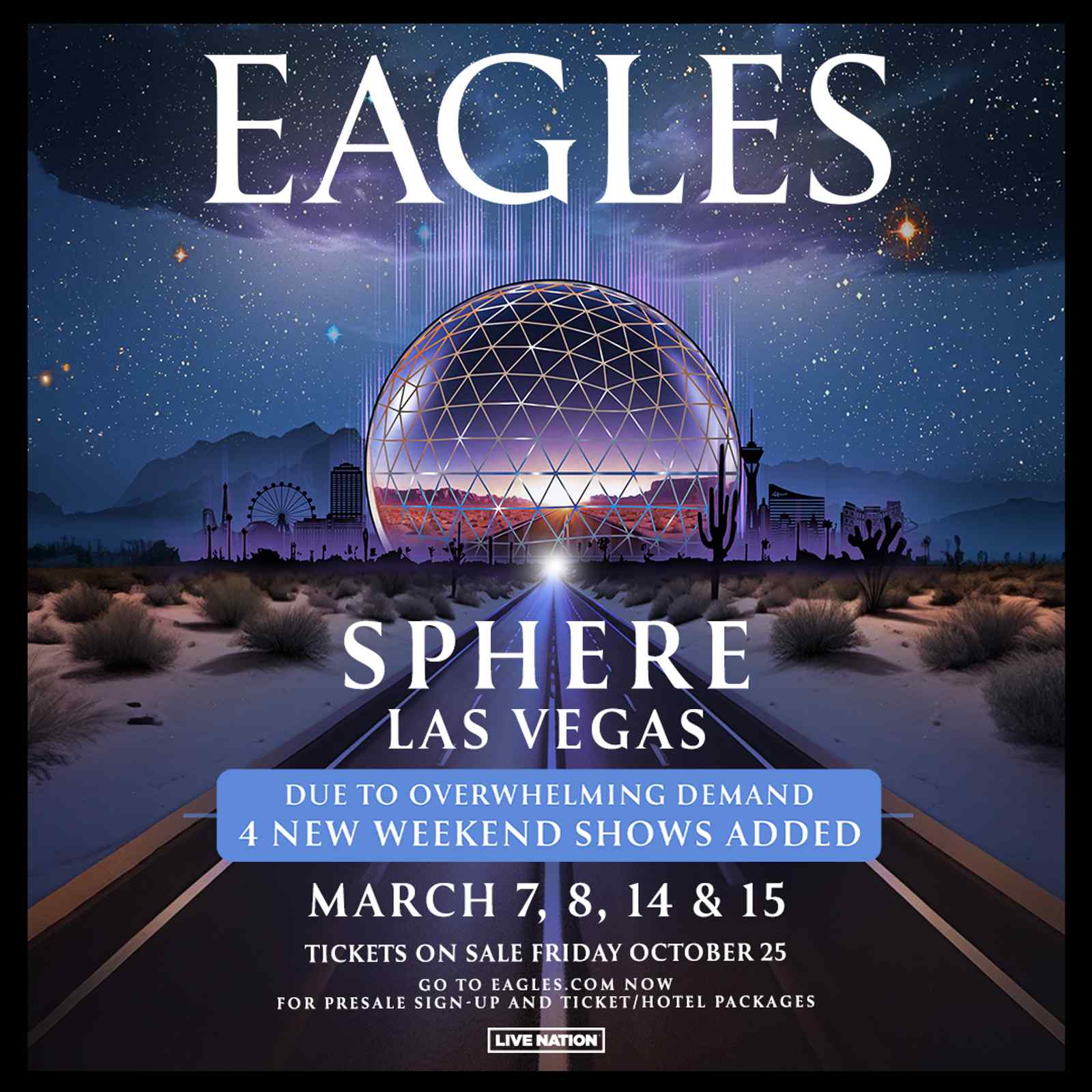 New March Sphere Dates Announced!