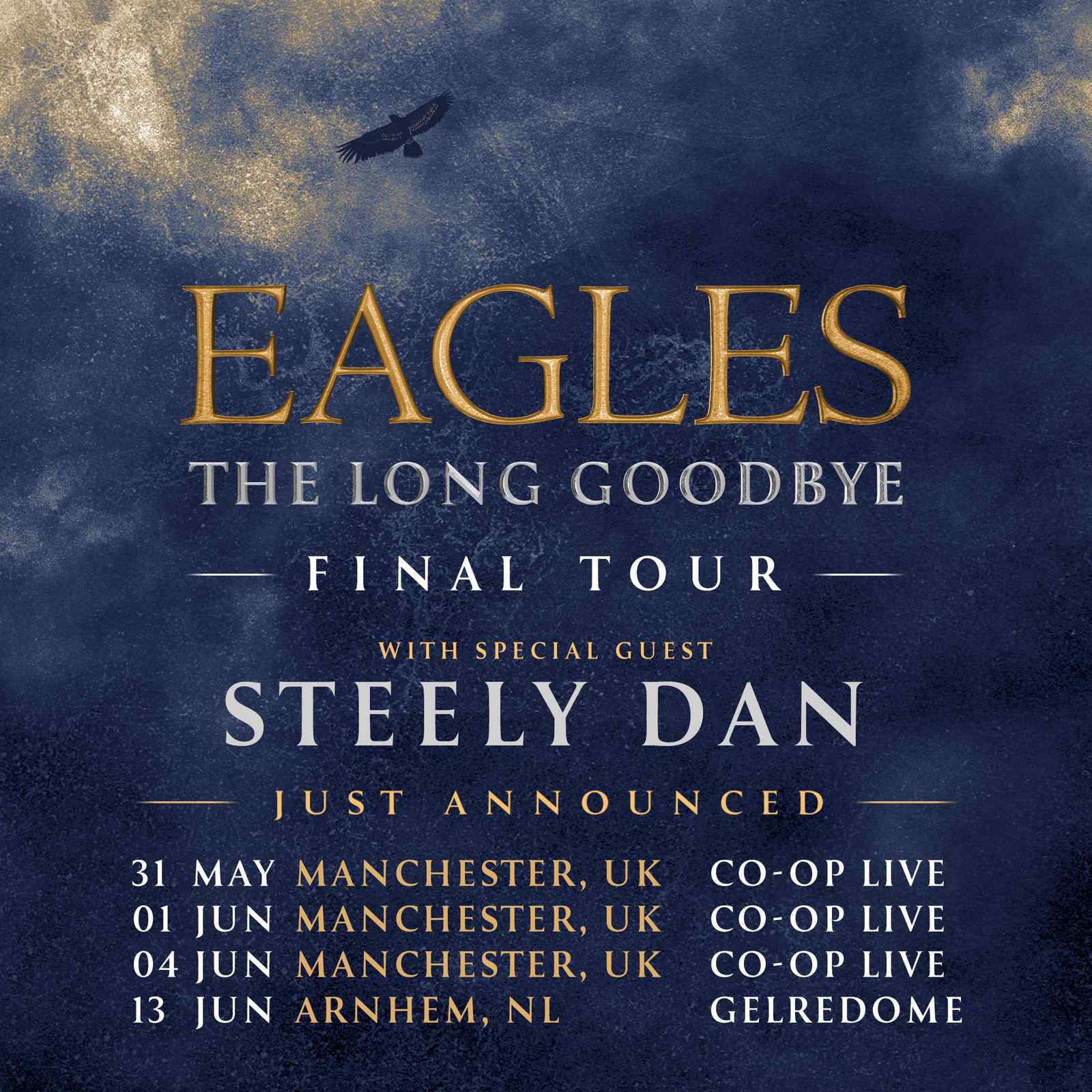 Eagles Announce The Long Goodbye Tour European Dates