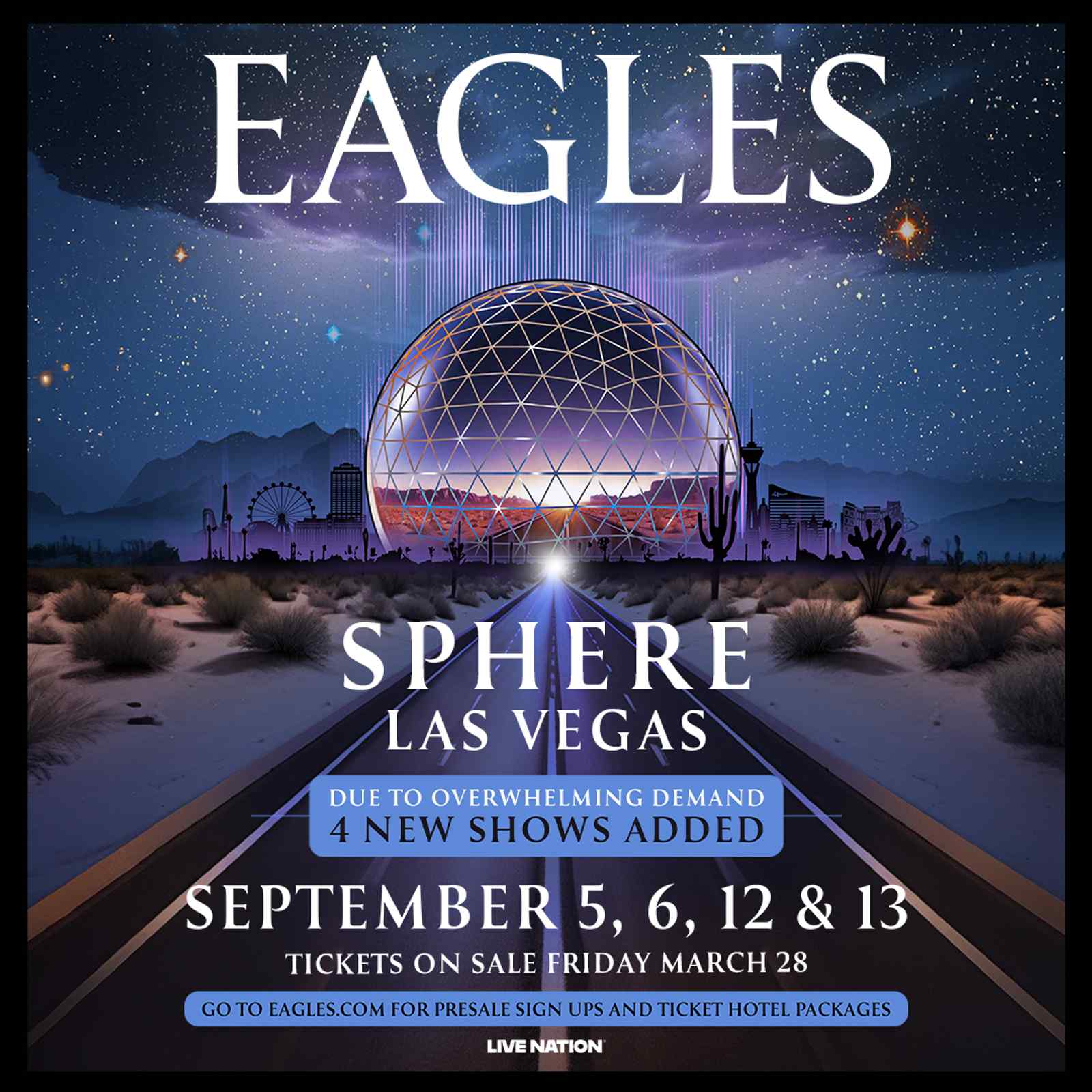 DUE TO OVERWHELMING DEMAND, FOUR 2025 FALL SHOWS ADDED