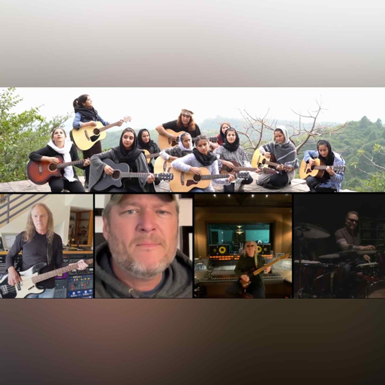 THE MIRACULOUS LOVE KIDS PRESENT ‘I WON'T BACK DOWN’ FEATURING BLAKE SHELTON, JOE WALSH, TIMOTHY B. SCHMIT & MATT SORUM IN SUPPORT OF AFGHAN GIRLS MUSIC GROUP & THEIR QUEST FOR NEW HOME
