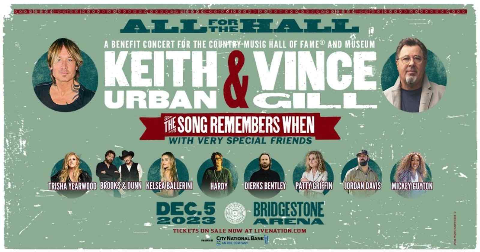 Keith Urban and Vince Gill: ALL for the HALL