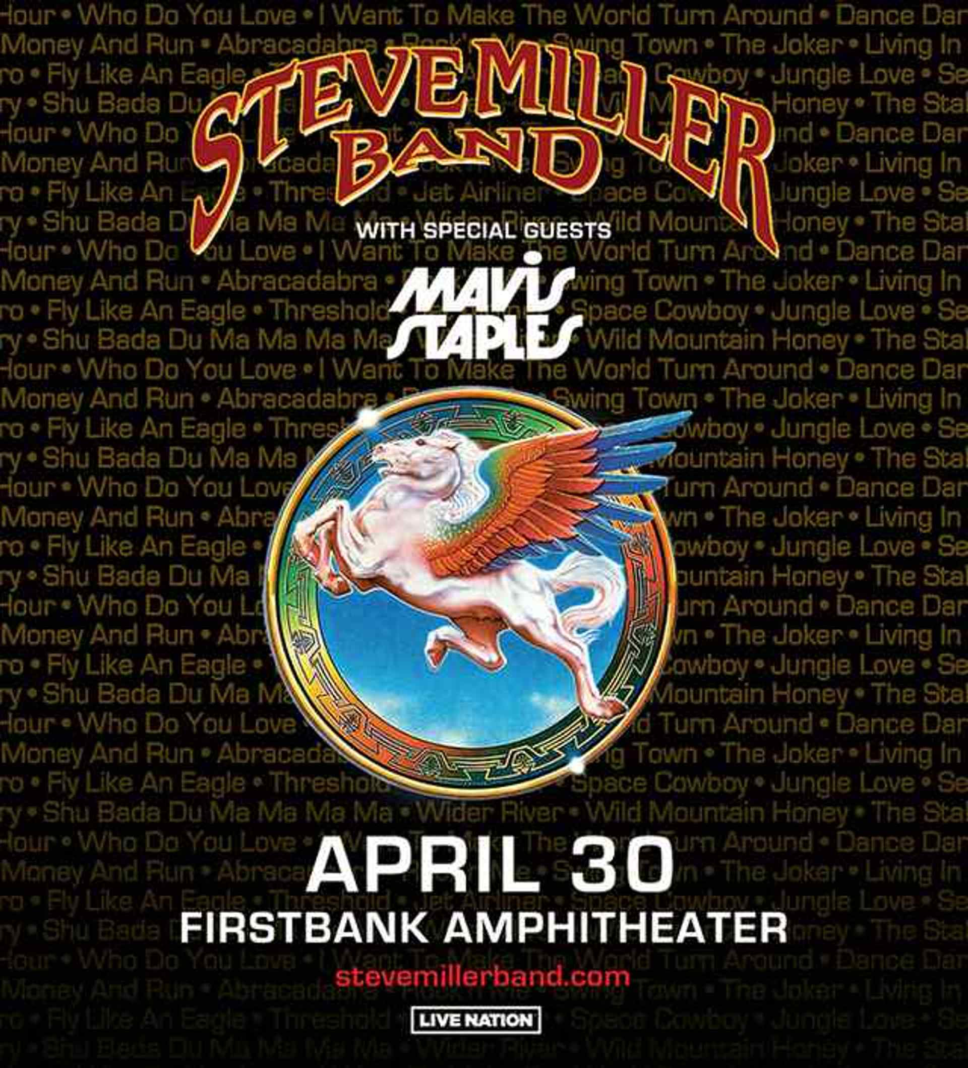 Steve Miller Band with very special guest Mavis Staples - 7:30 PM
