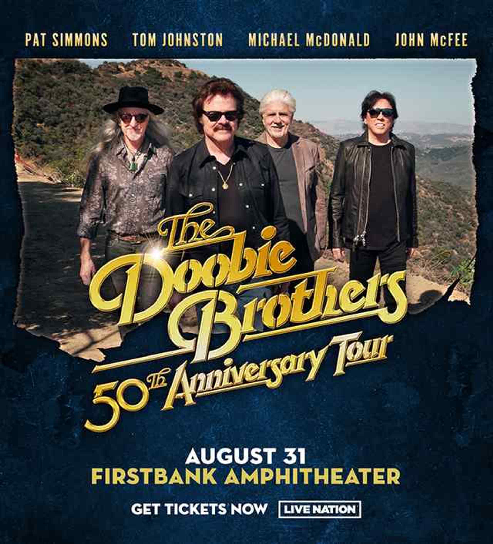 The Doobie Brothers 50th Anniversary Tour - 7:30 PM