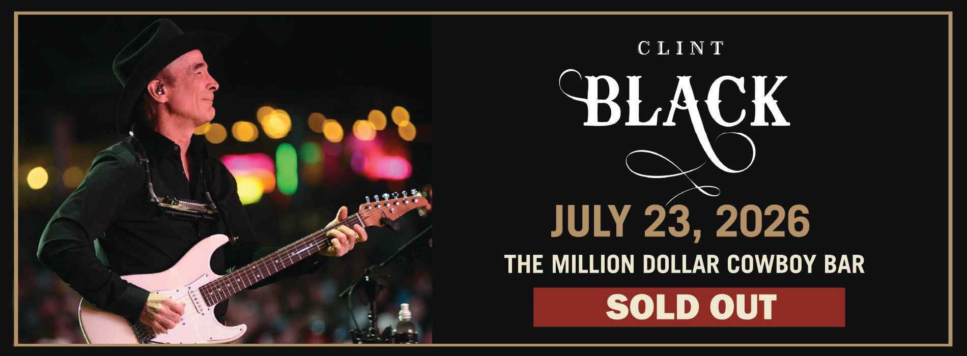 Clint Black  Sold Out 
