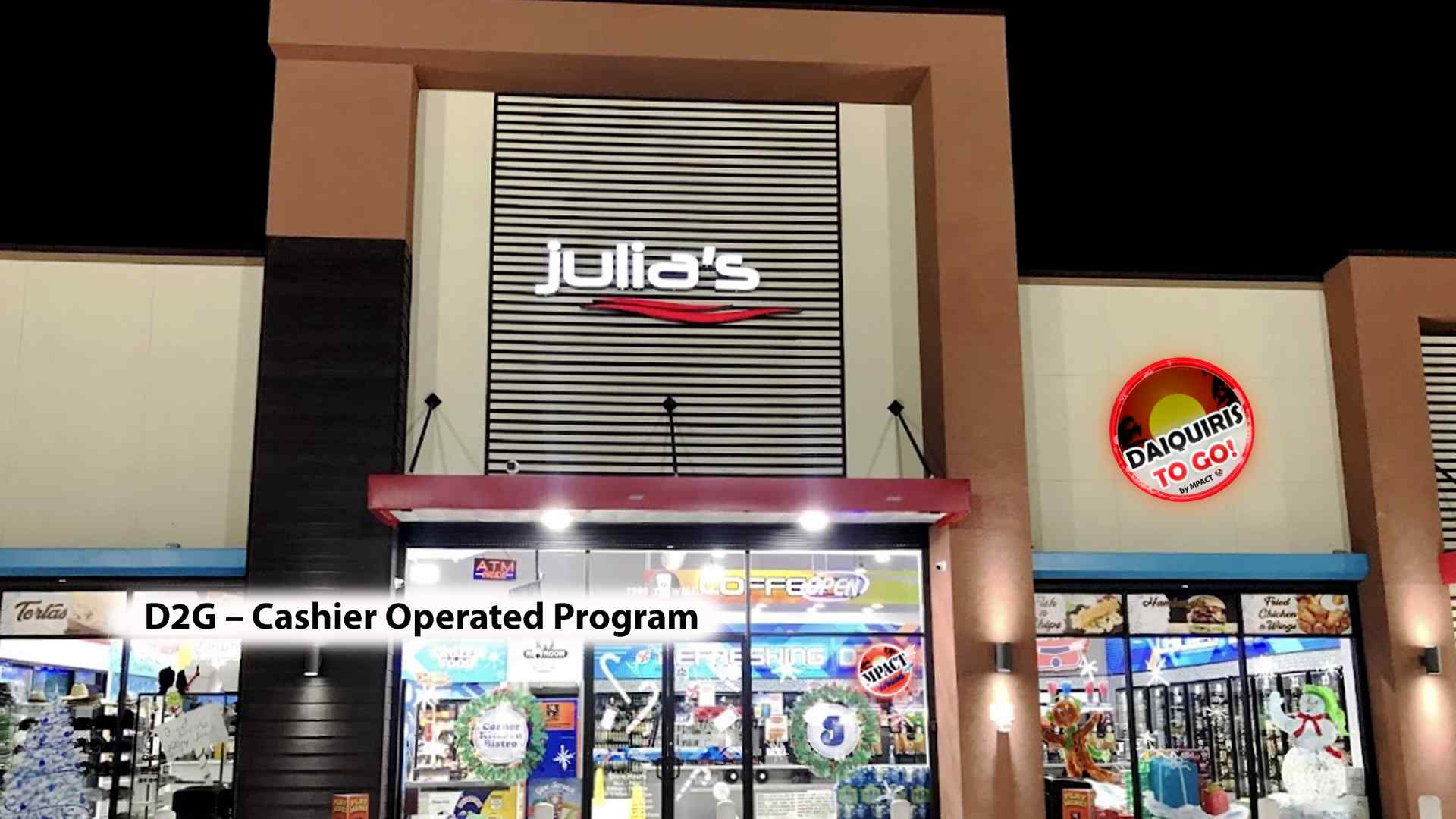 D2G - Cashier Operated Program