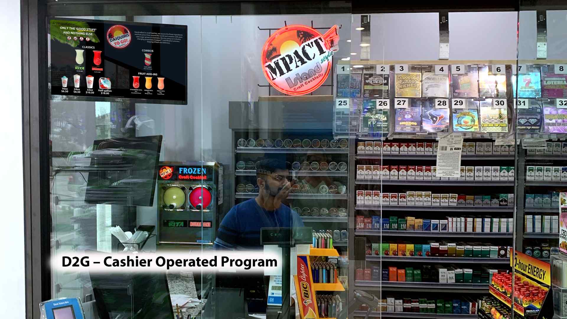 D2G - Cashier Operated Program