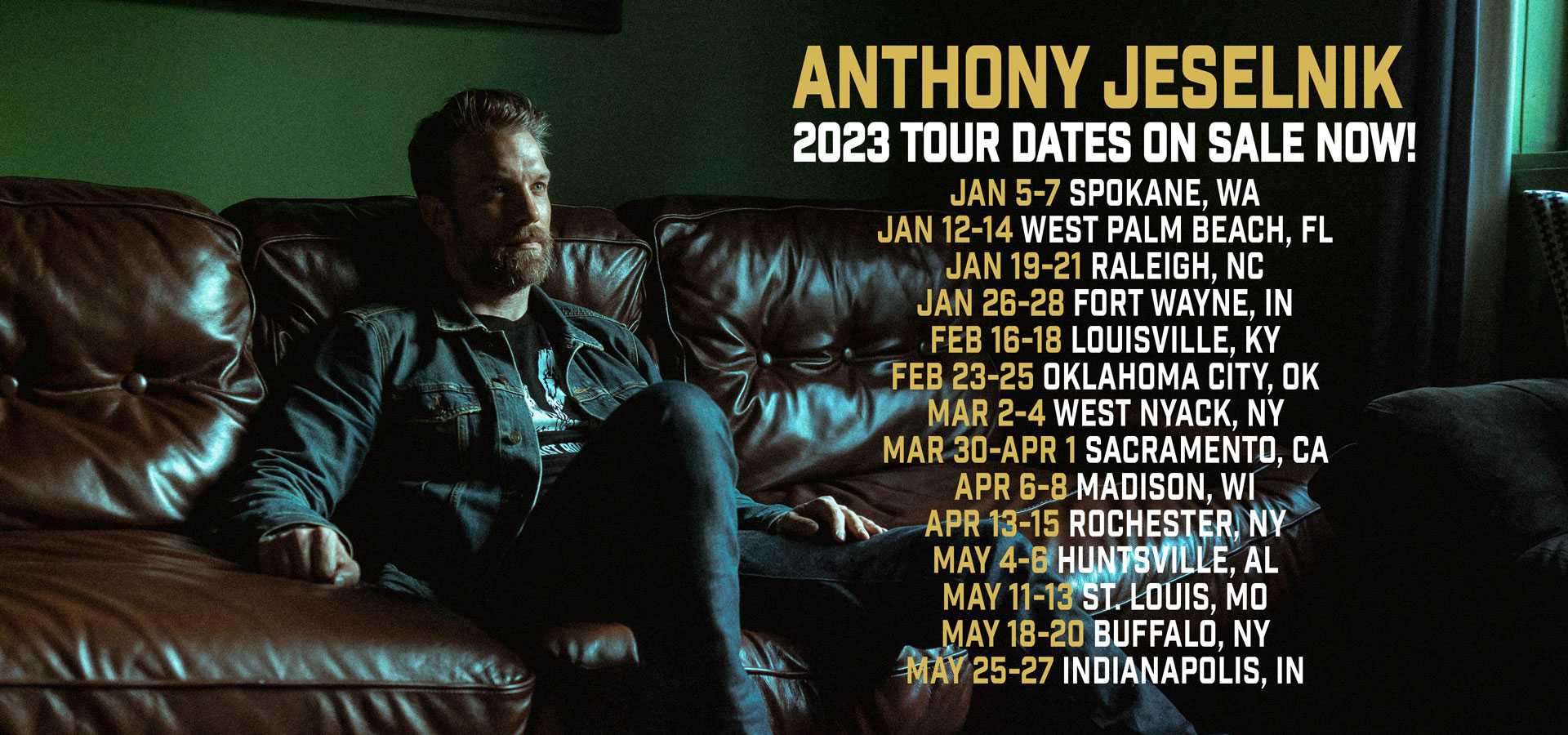 Anthony Jeselnik 2023 Tour Dates On Sale Now!