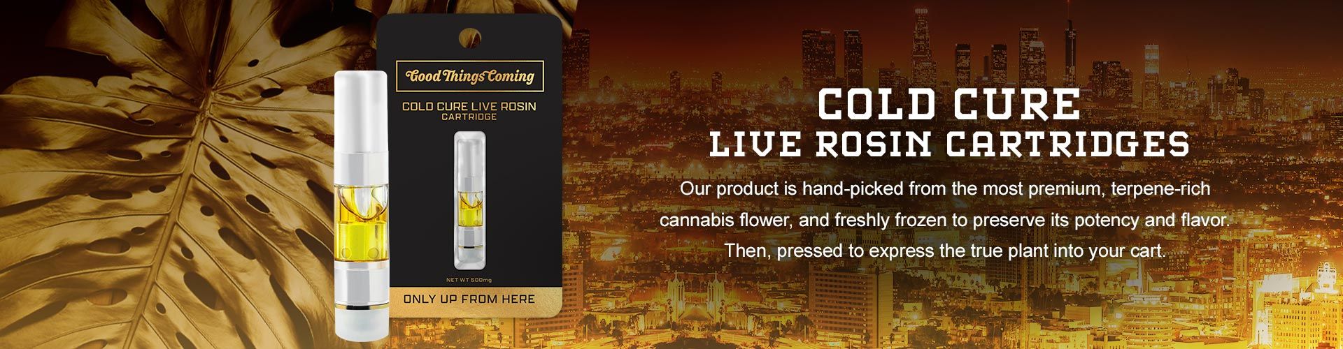 Cold Cure Live Rosin Cartridges