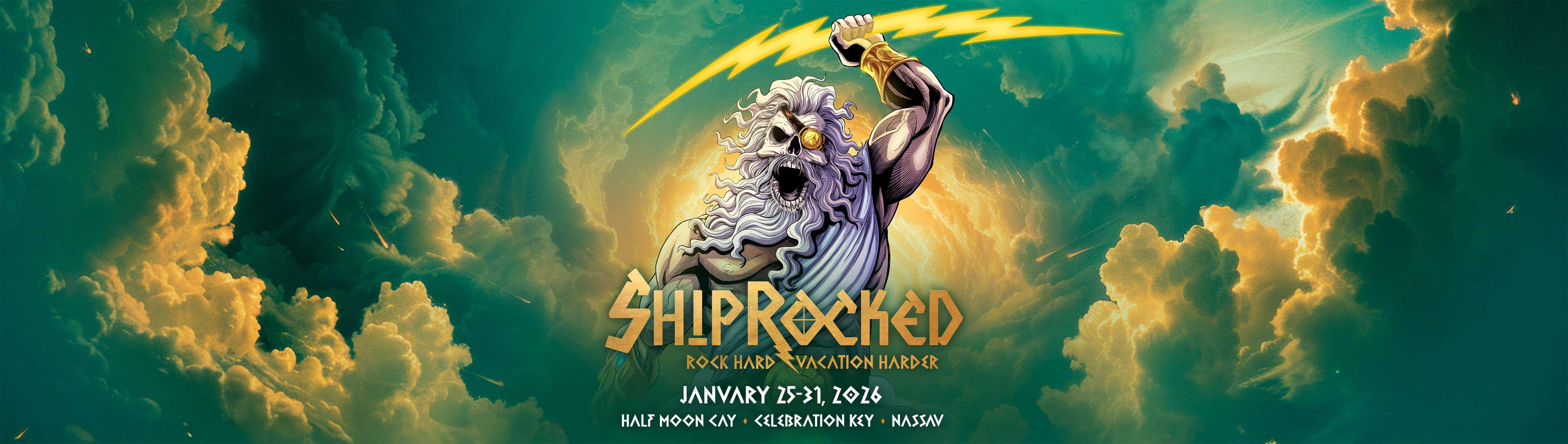 Shiprocked 2026 • Miami to Half Moon Cay, Celebration Key & Nassau • January 25-31, 2026