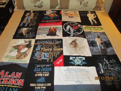 RobinKnoxs Prize Possession - AJ Tshirt Quilt 