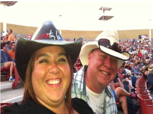 Gary & his wife just before the opening of AJ at the OC Fair 2013 