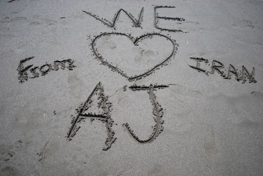 AJ fans in Iran - Pooriya 