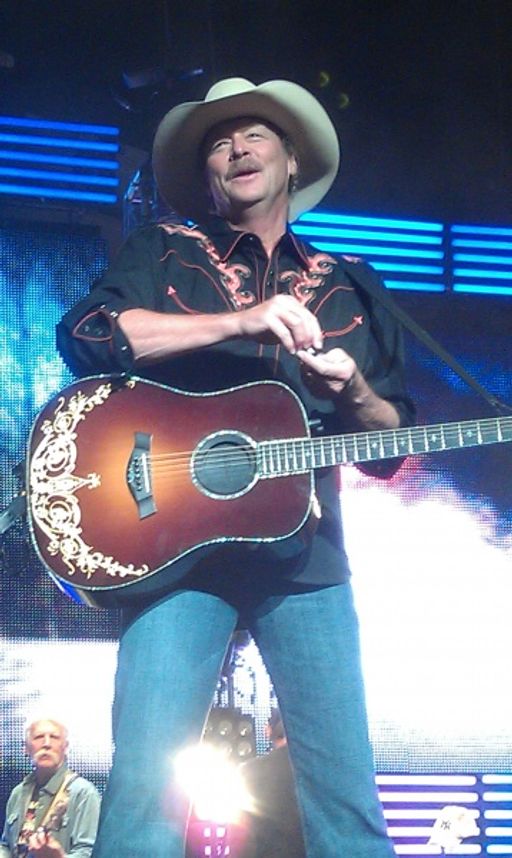 Alan flinging guitar picks out into the crowd at the St. Joseph County Fair in Centreville, Mi. 