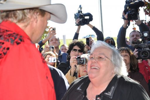 Alan with Hazel Smith 