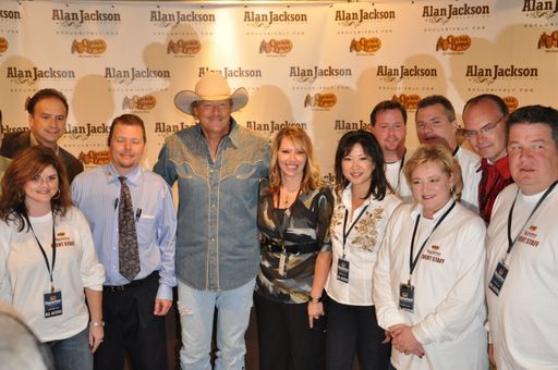 Alan with Cracker Barrel Folks 