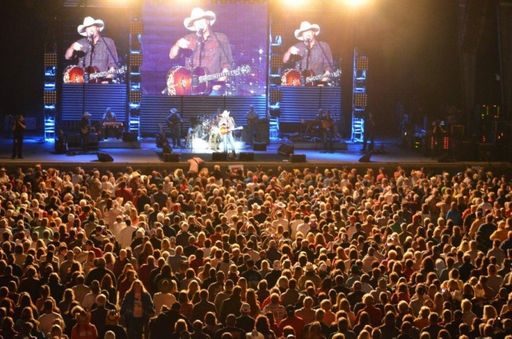 Submitted by Mary - Crowd at Meadville, PA Concert 
