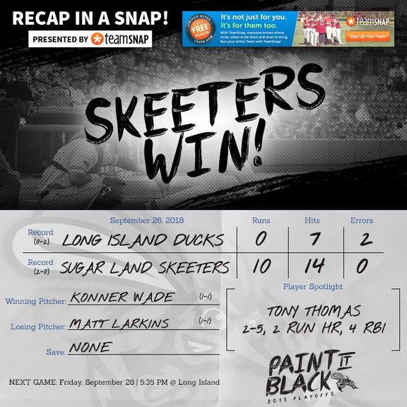 skeeters live score