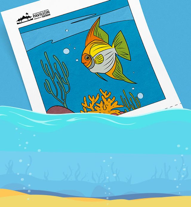 Color this undersea scene for a chance to win a fun prize!