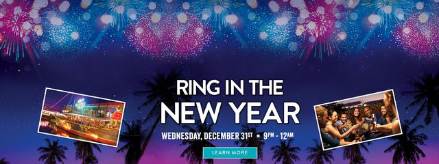 Ring in the New Year with us on Wednesday December 31st from 9pm until 12am. Click to learn more. Opens in new window.