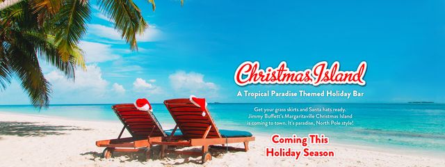 Christmas Island is a tropical paradise themed holiday bar. It's paradise North Pole style. Make a reservation now!