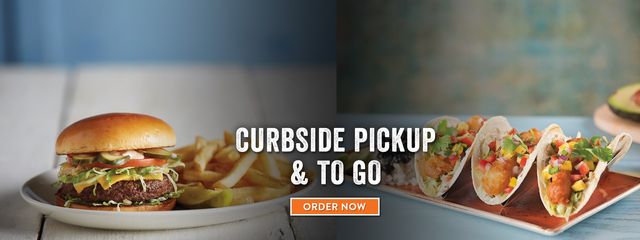 Curbside pickup and to go