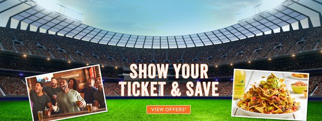 Click to open new page and learn more about show your ticket and save offer